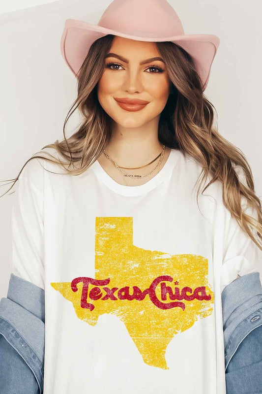 TEXAS CHICA GRAPHIC PLUS SIZE TEE / T-SHIRT