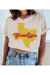 TEXAS CHICA GRAPHIC PLUS SIZE TEE / T-SHIRT