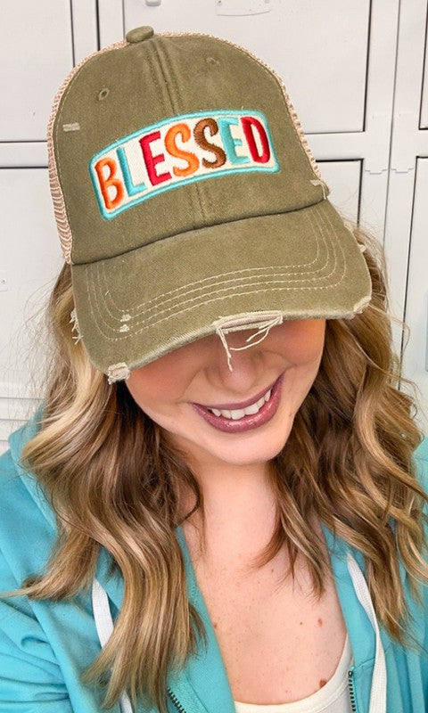 Blessed Vintage Patch Hat