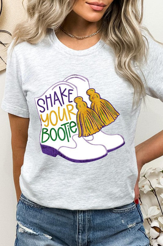 Unisex Shake Your Bootie Print T-Shirt