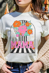 Mama Flower Rose Mothers Day Graphic T Shirts